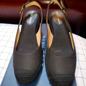 Cole Haan Linen Wedges